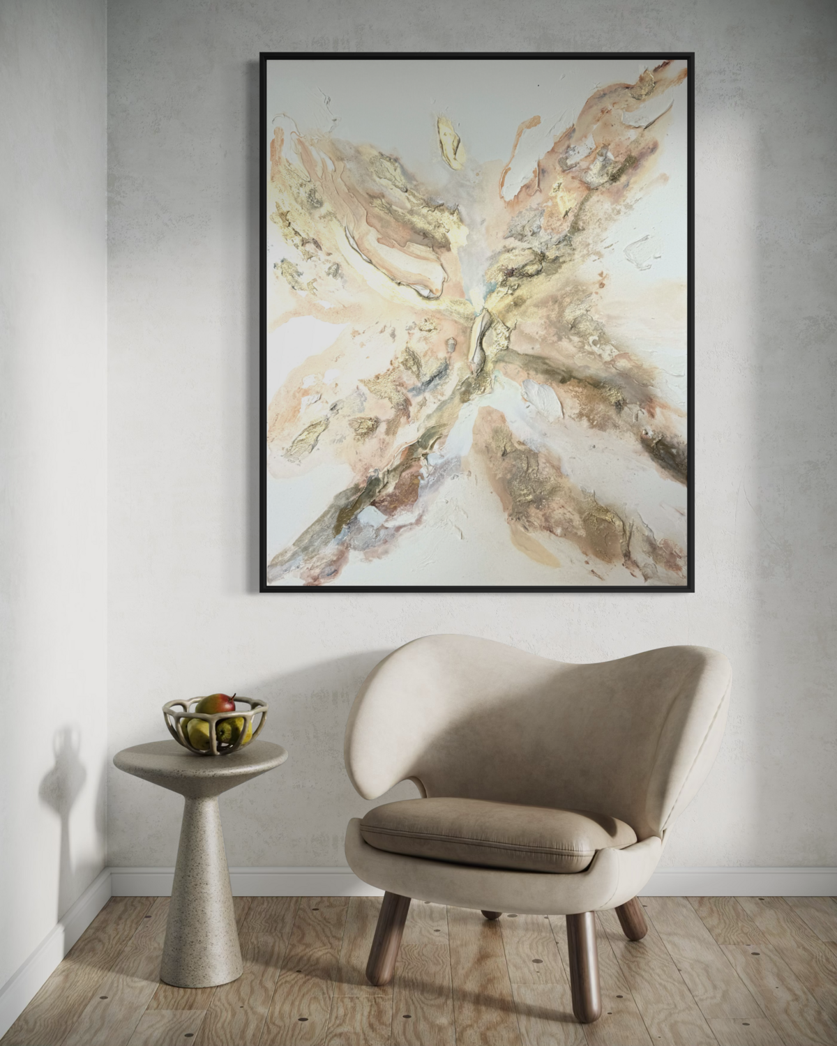Golden Bloom SUSANNE FELGENAUER Original painting for sale