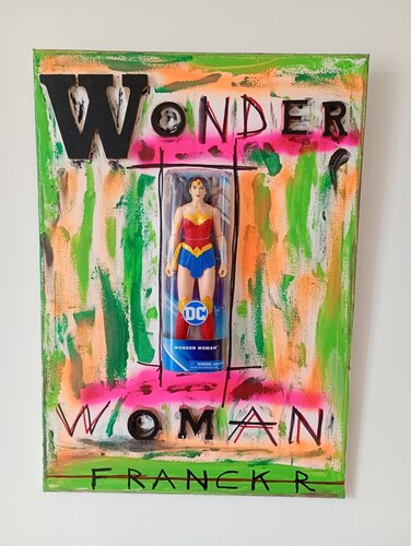 Wonder Woman by Franck Rivoal, Painting for Sale on Select