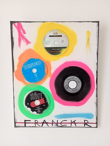L'amour de la musique 4 by Franck Rivoal, Painting for Sale on Select