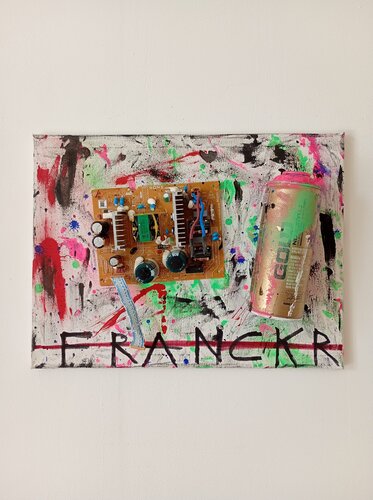 " Last  Signal " by Franck Rivoal, Painting for Sale on Select