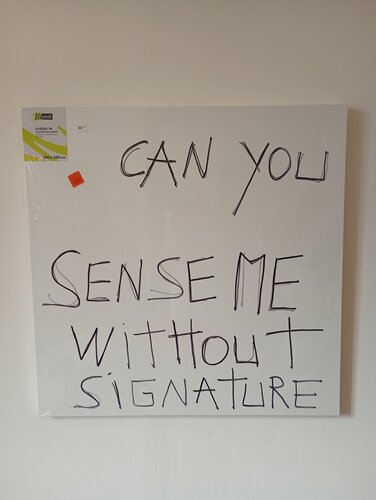 CAN YOU SENSE ME WITHOUT MY SIGNATURE ? by Franck Rivoal, Painting for Sale on Select