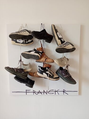 À NOS PIEDS by Franck Rivoal, Painting for Sale on Select