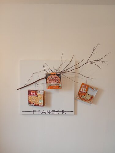 L'ARBRE A PIZZAS by Franck Rivoal, Painting for Sale on Select