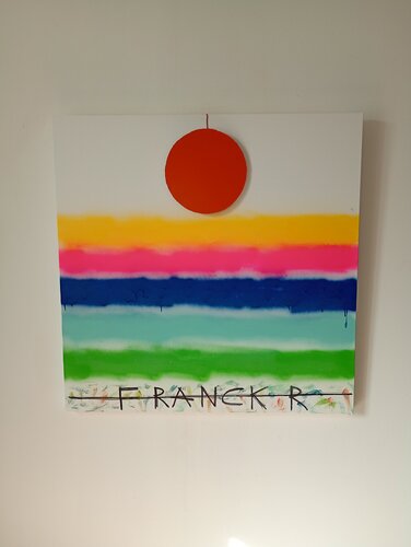 SOLEIL SOUS TENSION - FRANCK R von Franck Rivoal, Malerei kaufen auf Select