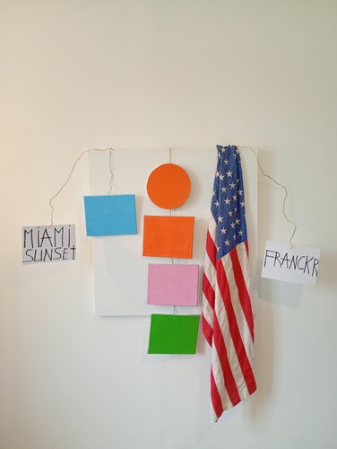 MIAMI SUNSET - THE AMERICAN DREAM von Franck Rivoal, Malerei kaufen auf Select