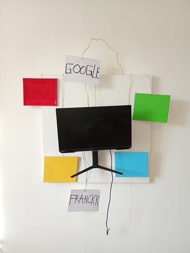 GOOGLE-MOI , FRANCK R von Franck Rivoal, Malerei kaufen auf Select