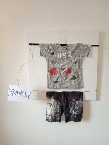 FRANCK R - AMERICAN DREAM, DIRTY REALITY by Franck Rivoal, Painting for Sale on Select