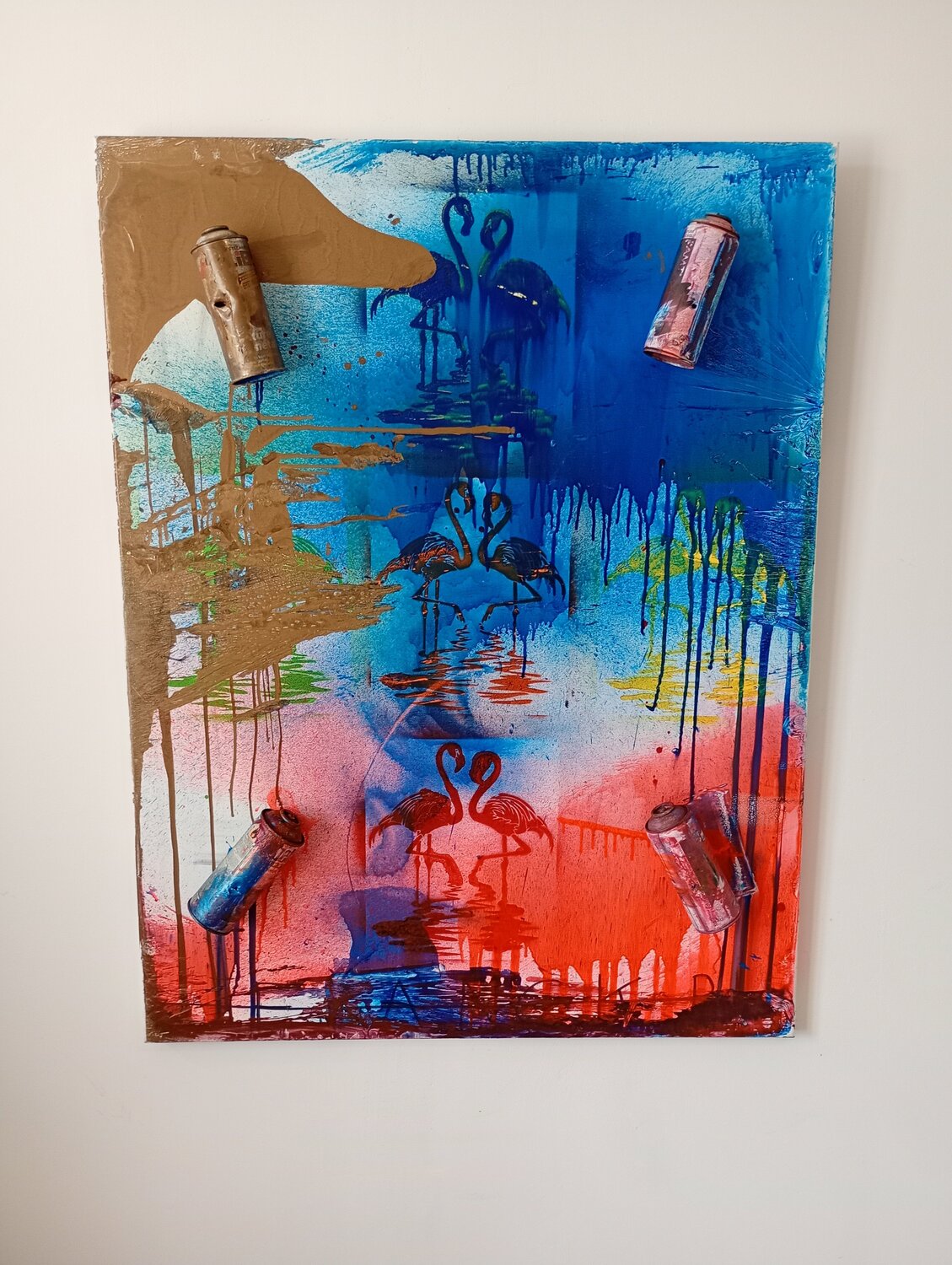 L'heure Bleue Franck Rivoal Original painting for sale