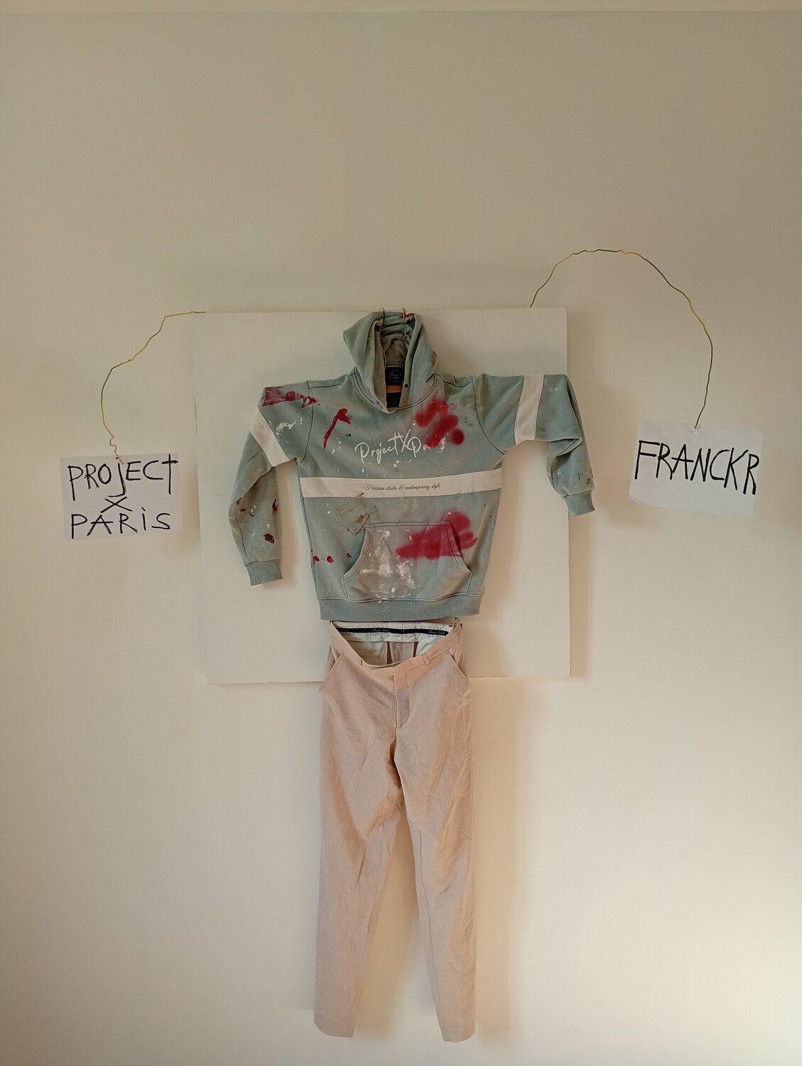 PROJET X PARIS - SECONDE PEAU Franck Rivoal Originalgemälde zu verkaufen