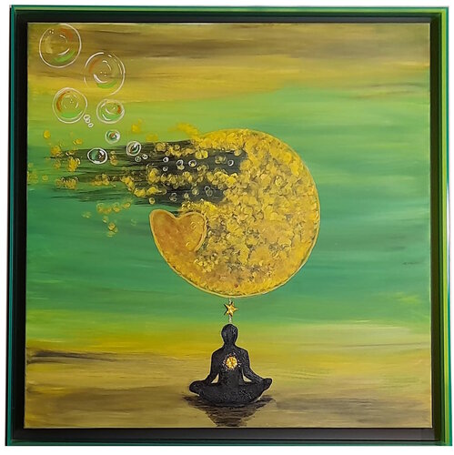 MEDITAZIONE by Steann Artist, Painting for Sale on Select