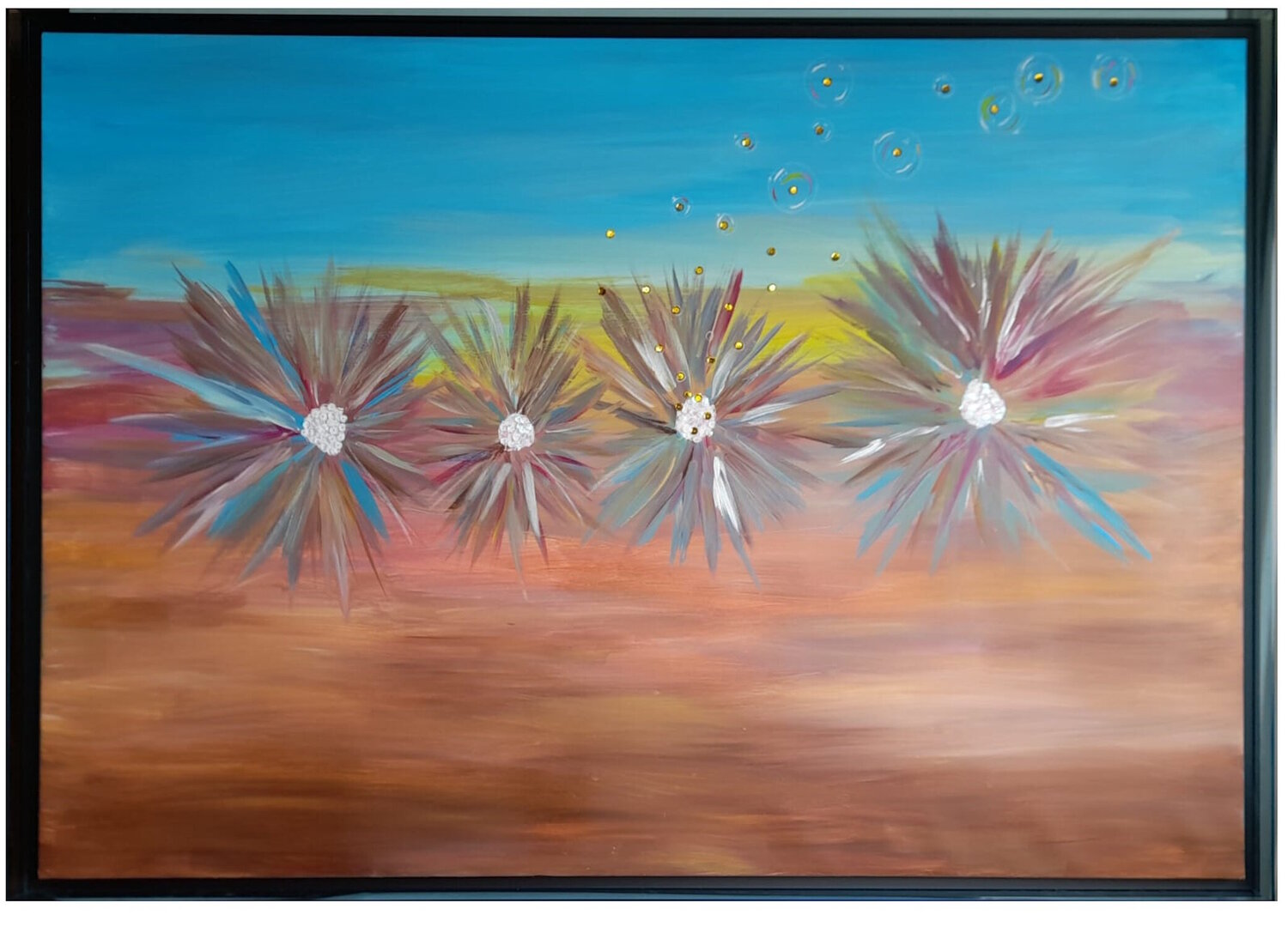 POLLINE DORATO Steann Artist Original painting for sale