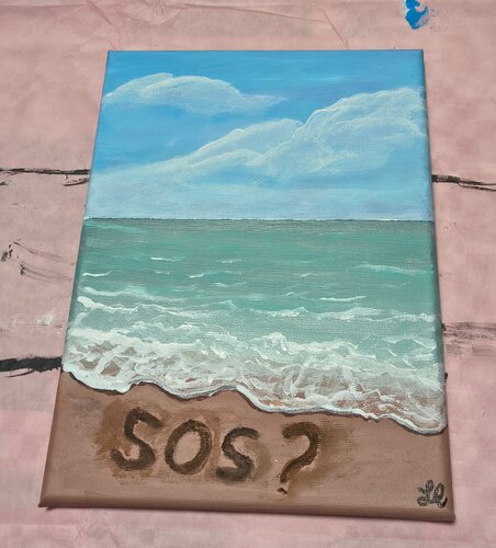 Aiuto....o no? by Luca Ceccacci, Painting for Sale on Select
