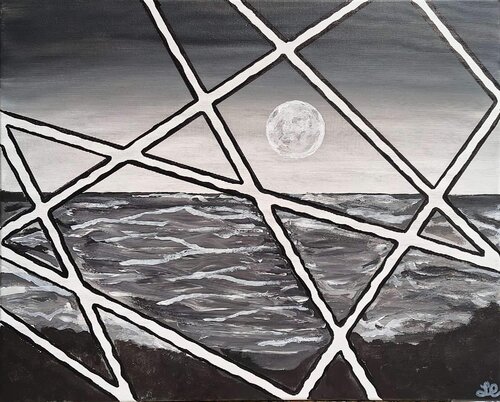 Il colore in gabbia by Luca Ceccacci, Painting for Sale on Select
