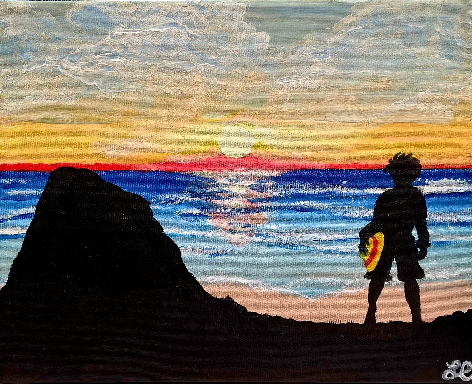One Piece Luca Ceccacci Original painting for sale
