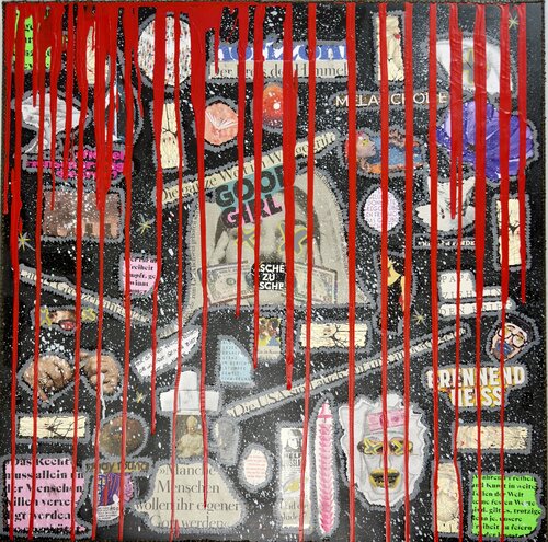 Die ganze Welt im Würgegriff by Daniel Fischer, Painting for Sale on Select