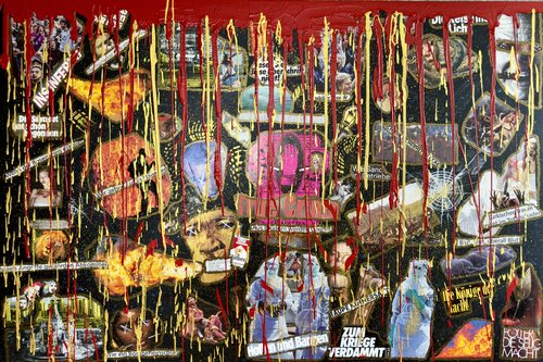 Wir gehen auf in Flammen by Daniel Fischer, Painting for Sale on Select