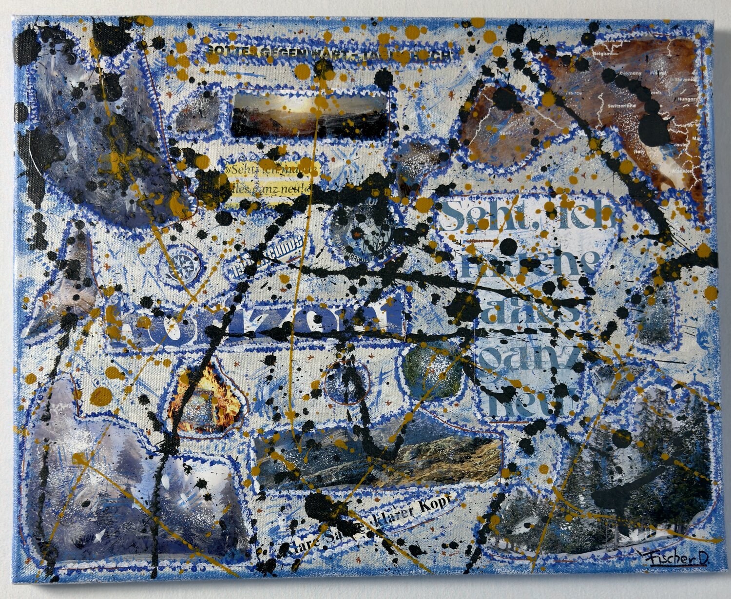 Klare Sache, klarer Kopf Daniel Fischer Original painting for sale