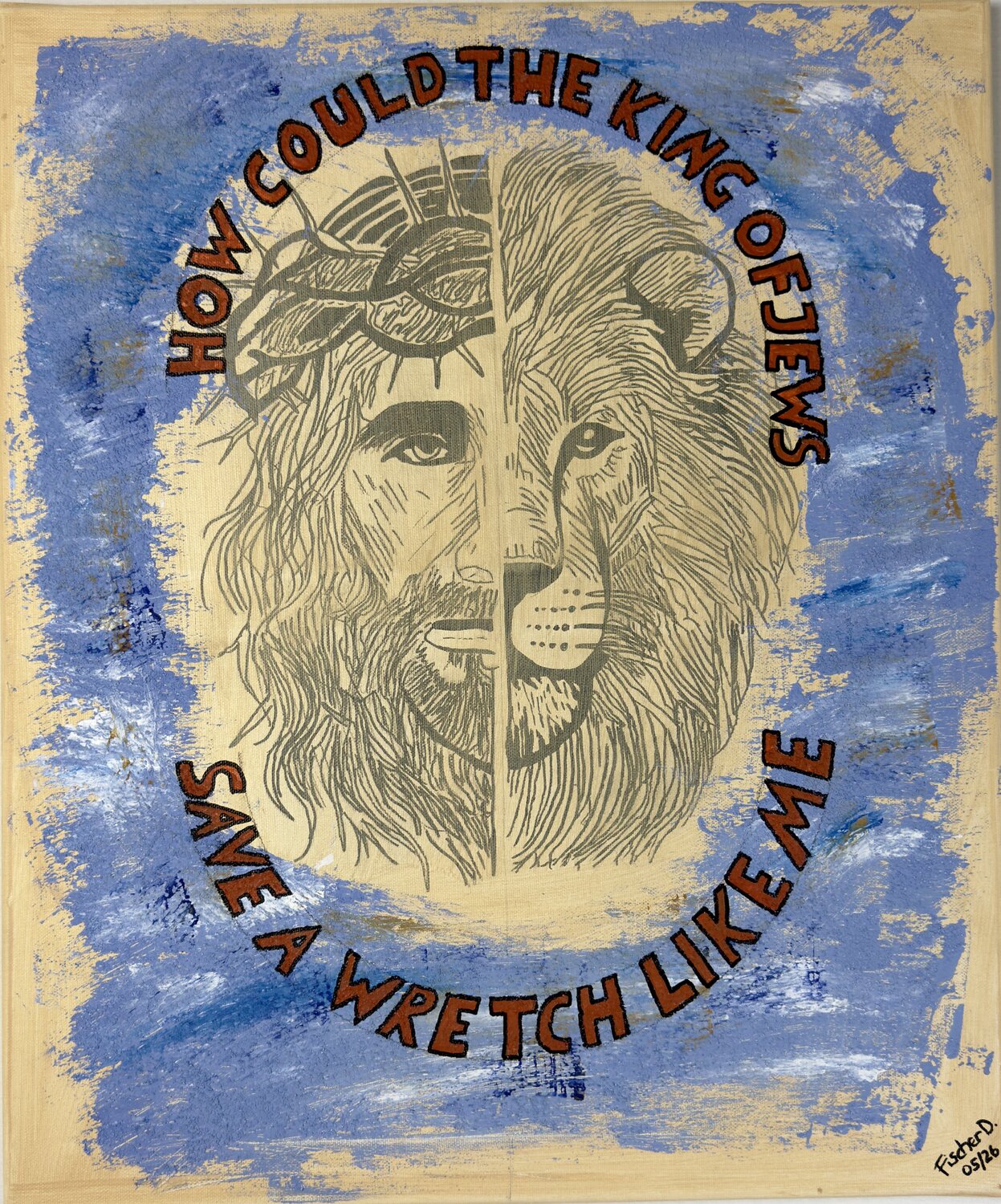 Save a Wretch Like Me Daniel Fischer Original painting for sale
