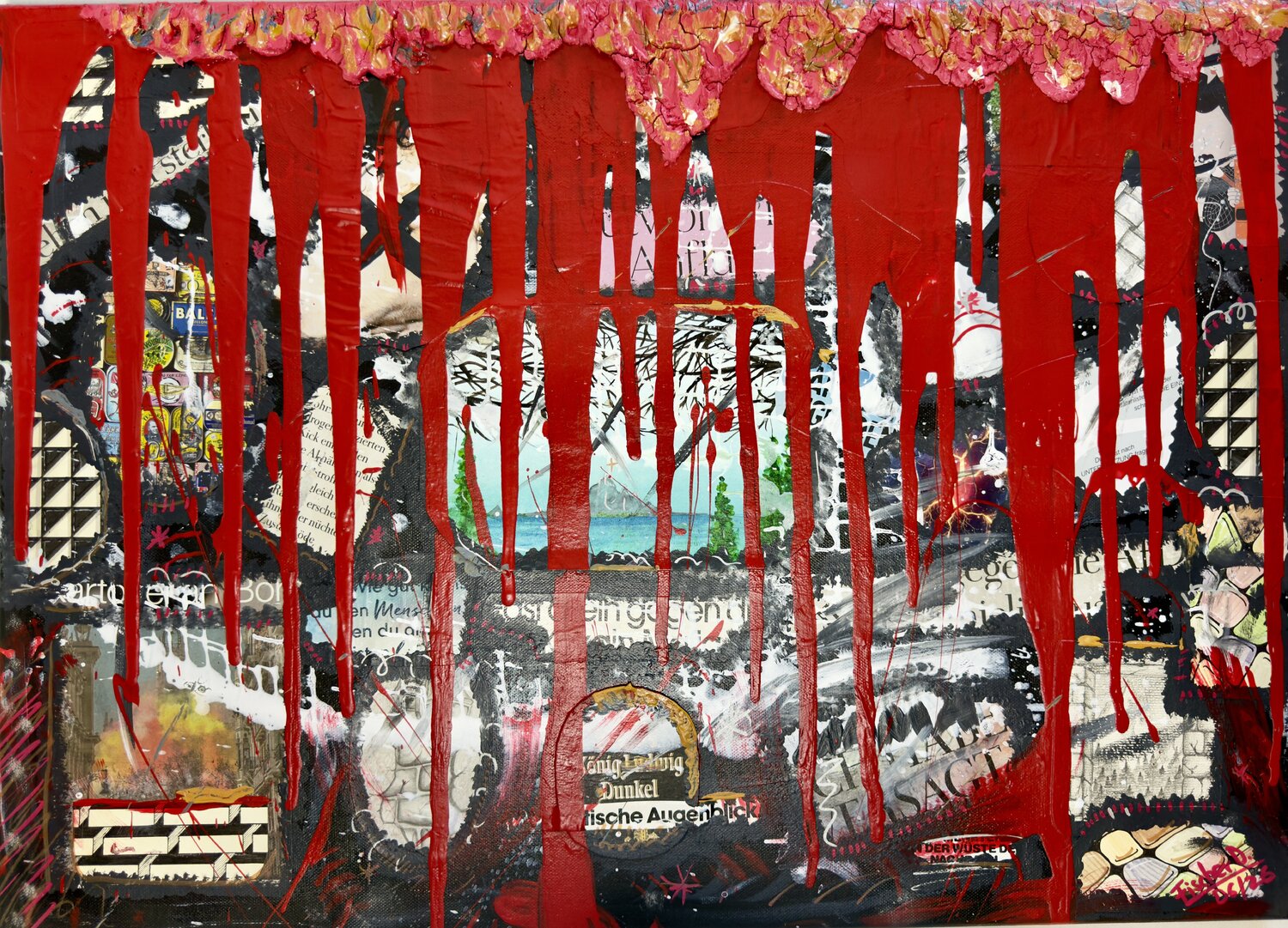 Leben und sterben lassen Daniel Fischer Original painting for sale