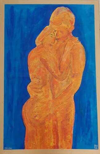 Two Colors Love by Martin Christoph Löw, Painting for Sale on Select
