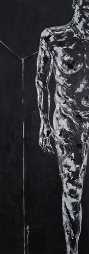 Autoretrato de mi muerte by Jose González, Painting for Sale on Select