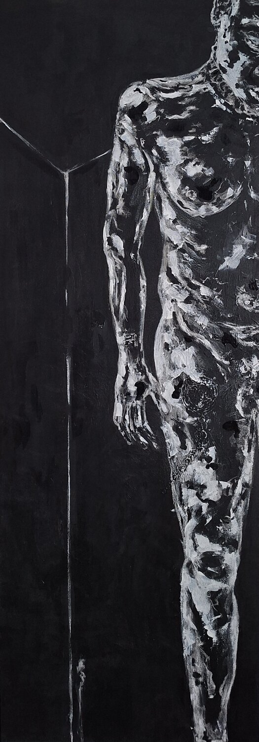 Autoretrato de mi muerte Jose González Original painting for sale