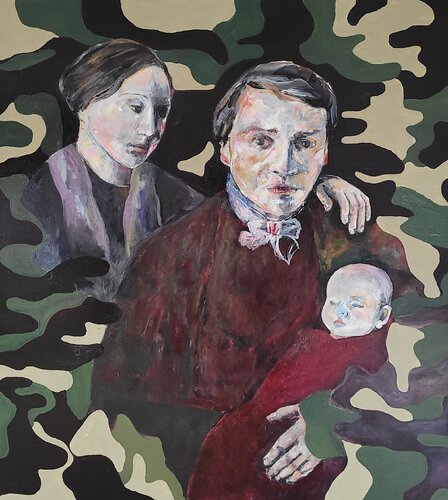 Together Forever II by Marta Stratskas, Painting for Sale on Select