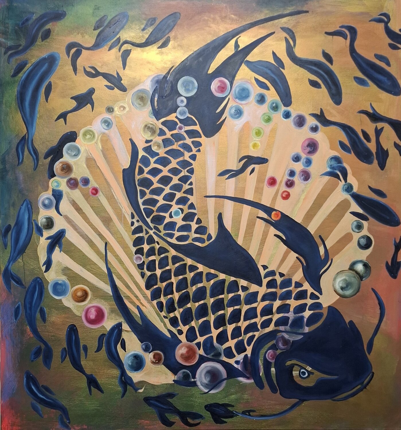 Goldensee Marta Stratskas Original painting for sale