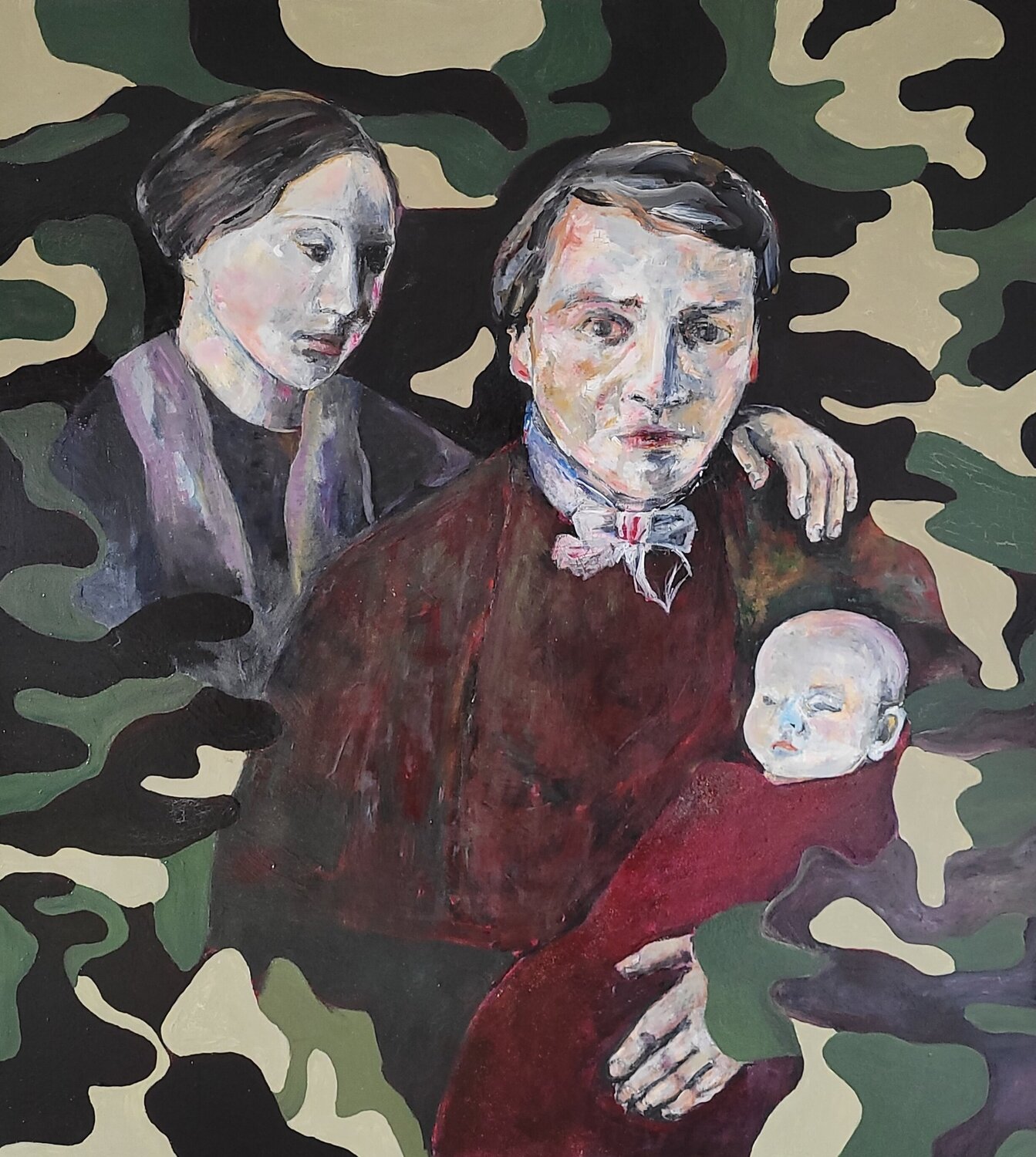 Together Forever II Marta Stratskas Original painting for sale