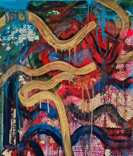I'm good either way (Mi to rybka) by Celina Drzewiecka, Painting for Sale on Select