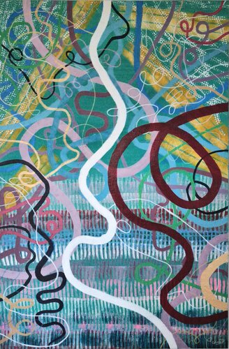 The awakening by Celina Drzewiecka, Painting for Sale on Select
