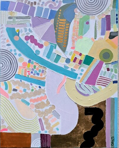 Sweet land of childhood by Celina Drzewiecka, Painting for Sale on Select