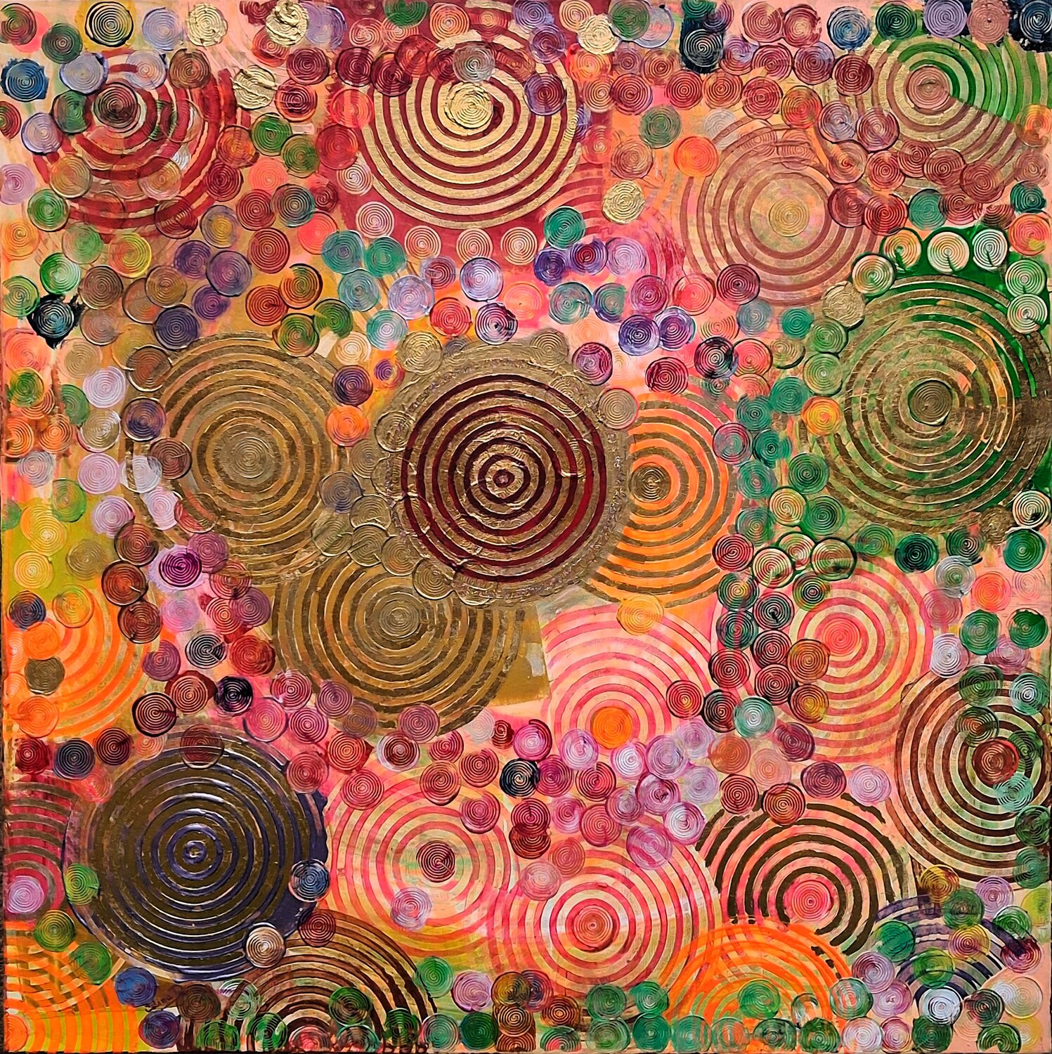 Manipura Celina Drzewiecka Original painting for sale