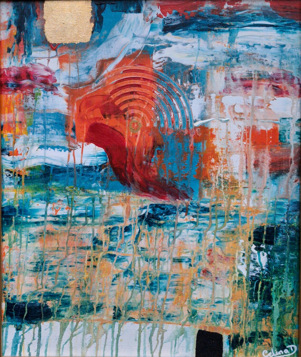 An ask to the Universe Celina Drzewiecka Original painting for sale