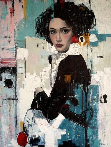 Guardian of the Secret by Olzhas Issan, Painting for Sale on Select