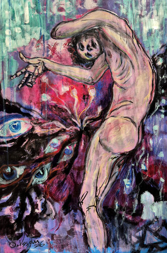 Anatomy of Release by Olzhas Issan, Painting for Sale on Select