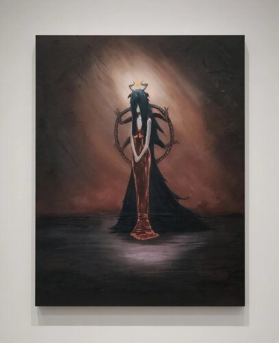 Dark Goddess — Original Symbolic Painting by Alisa Anderson, Painting for Sale on Select