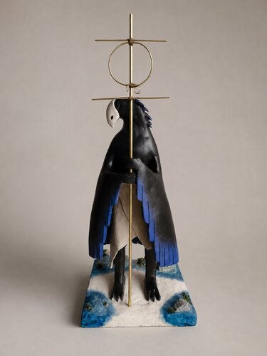 The Watcher of Thresholds — Original Dark Mythological Sculpture by Alisa Anderson, Sculpture for Sale on Select