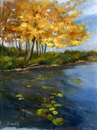 Autumn on Algonquin by Lorraine Durante, Painting for Sale on Select