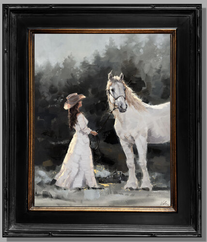 After the Day’s Ride von Vahe Grigorian, Malerei kaufen auf Select