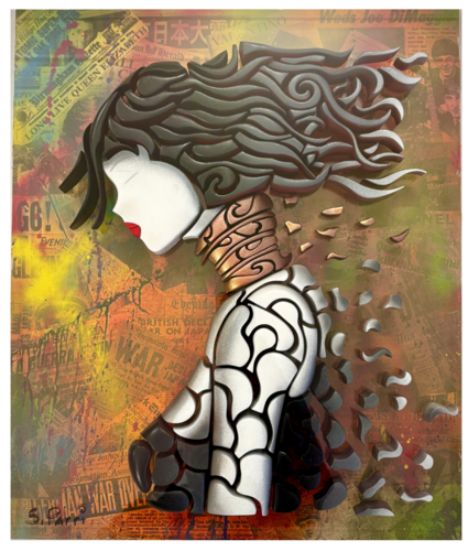 “I don’t care, thanks”    “L’indifferente” by Simone Parri, Sculpture for Sale on Select