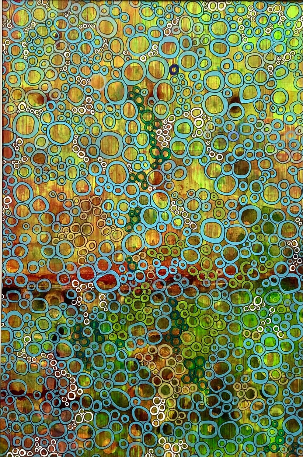 under water Michelle Kranz Original painting for sale