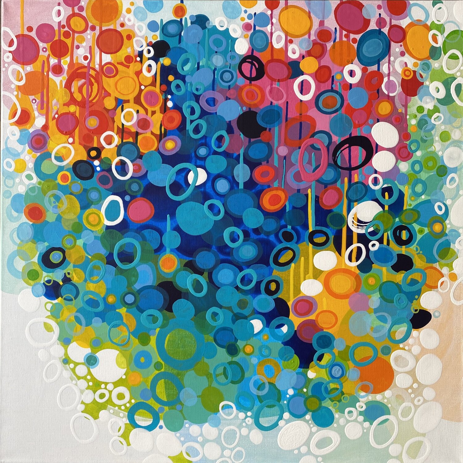 Time to begin Michelle Kranz Original painting for sale
