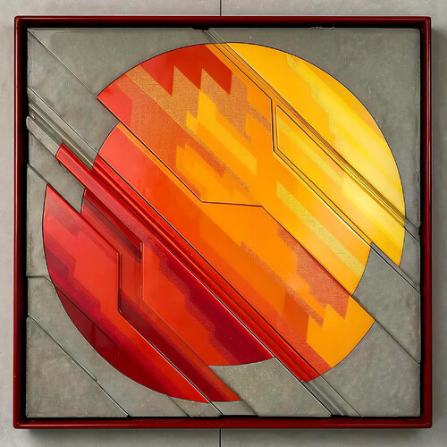 G2 V (CONCRETE RELIEF) 2025 by Badasar Calbiyik, Painting for Sale on Select