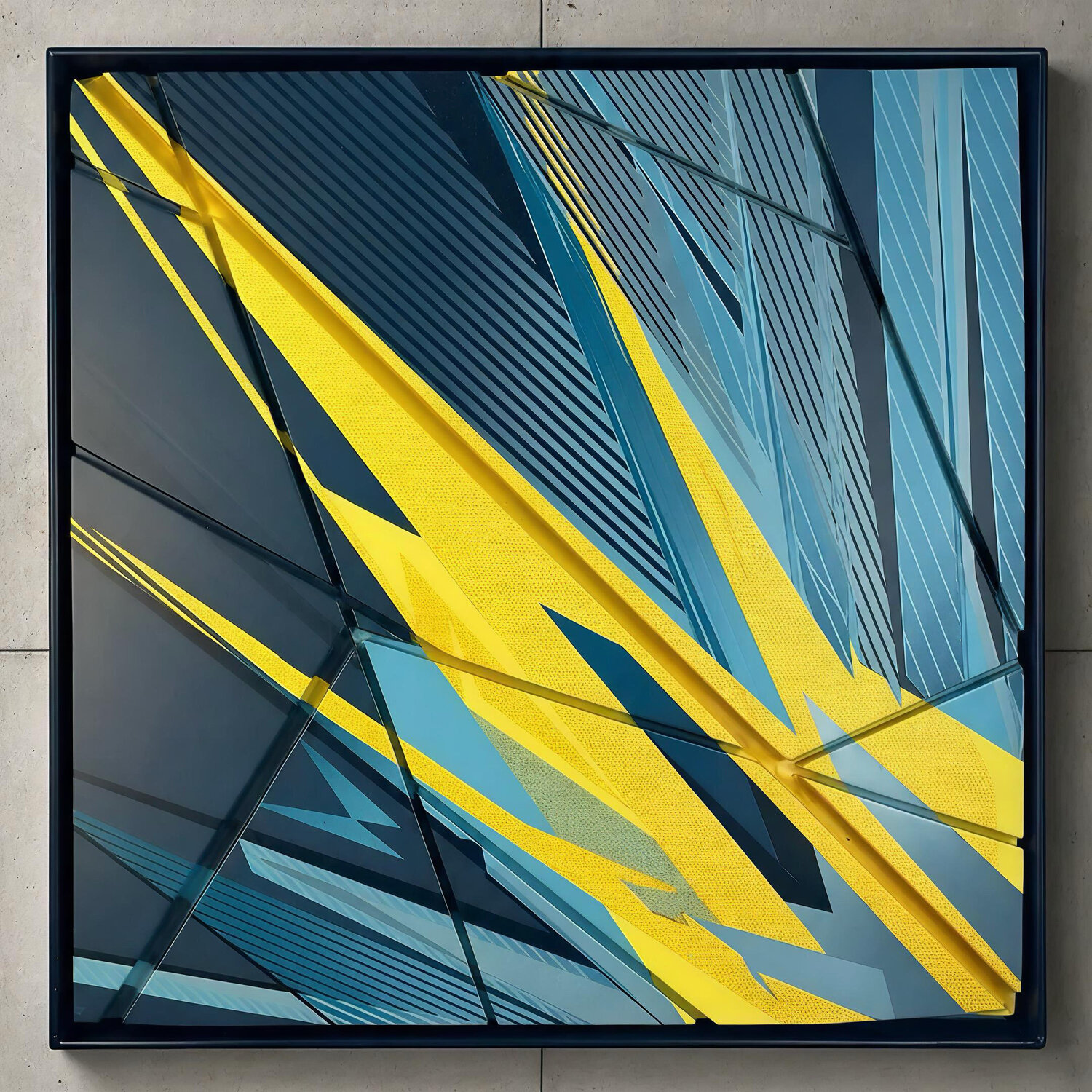 CHRONOTOP (CONCRETE RELIEF) 2025 Badasar Calbiyik Original painting for sale