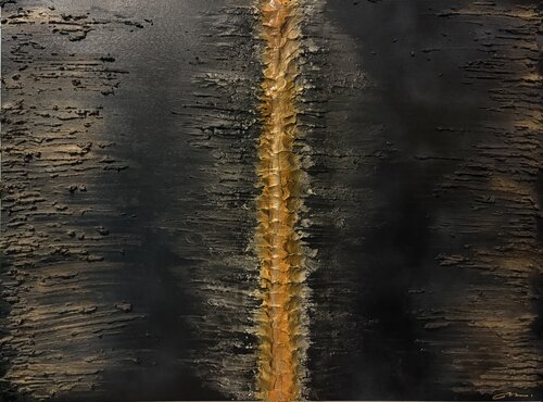Pilier interne by Nathalie Van Helshoecht, Painting for Sale on Select