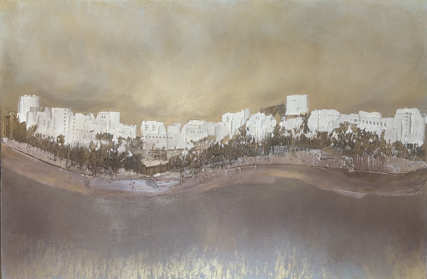 Remparts Nathalie Van Helshoecht Original painting for sale