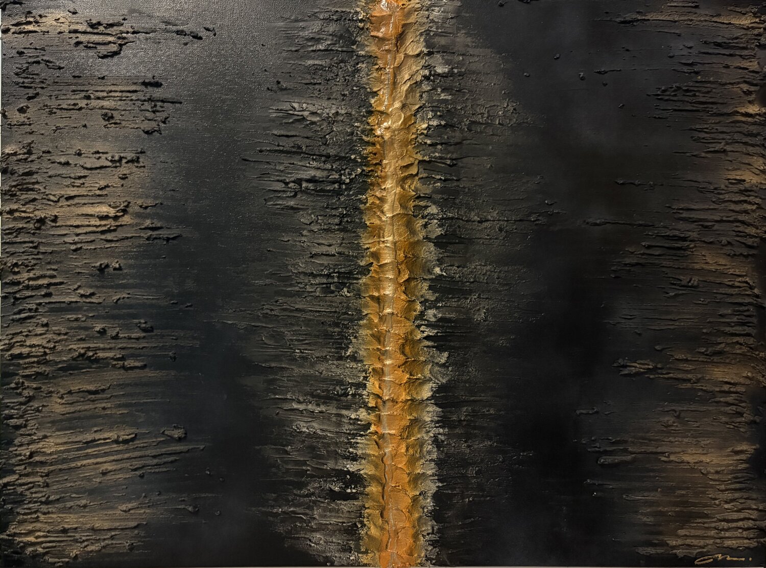 Pilier interne Nathalie Van Helshoecht Original painting for sale
