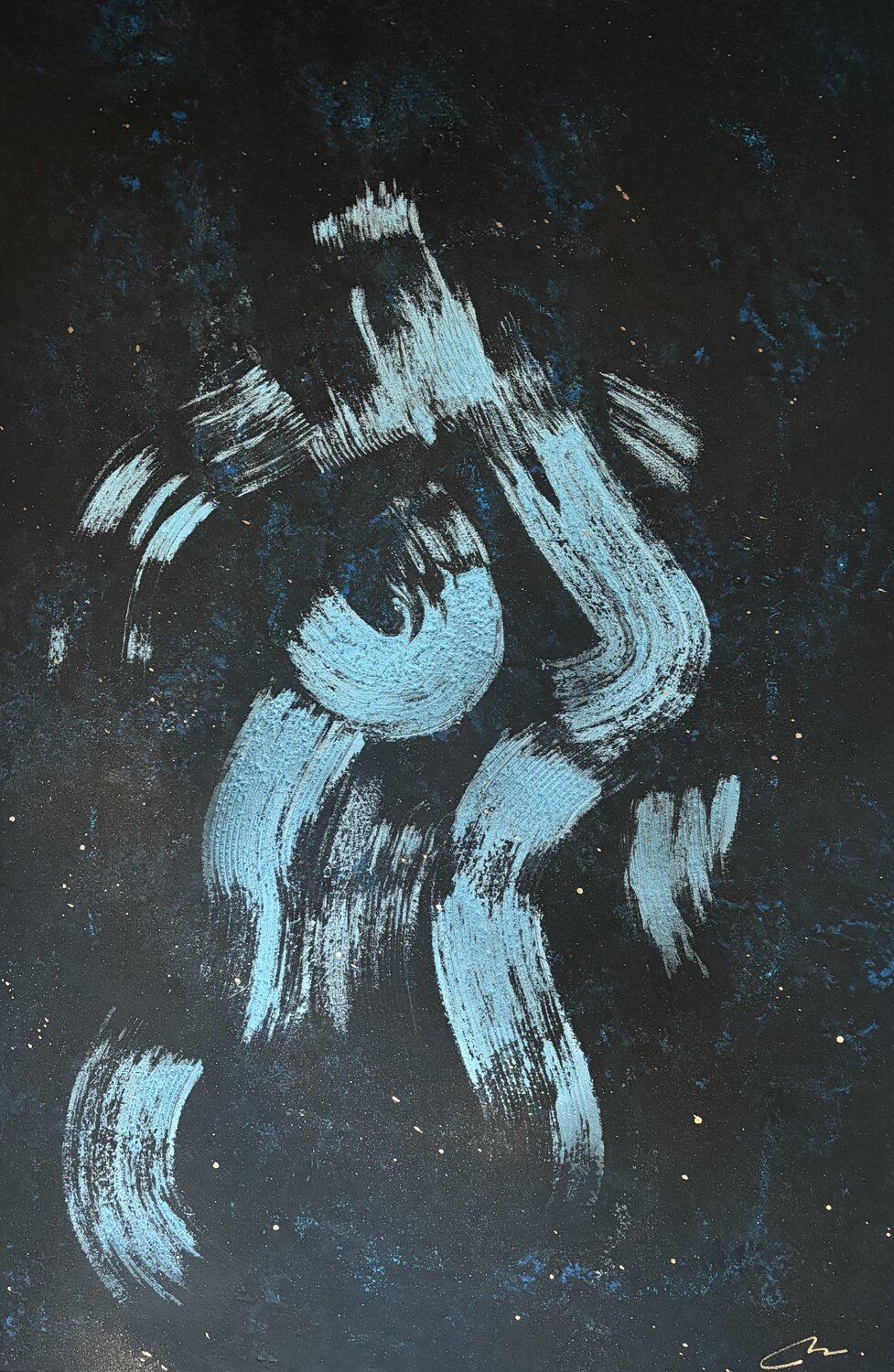 J'ai encore rêvé d'Elle Nathalie Van Helshoecht Original painting for sale
