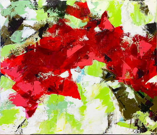 Makovi by Tetiana Maslyk, Painting for Sale on Select